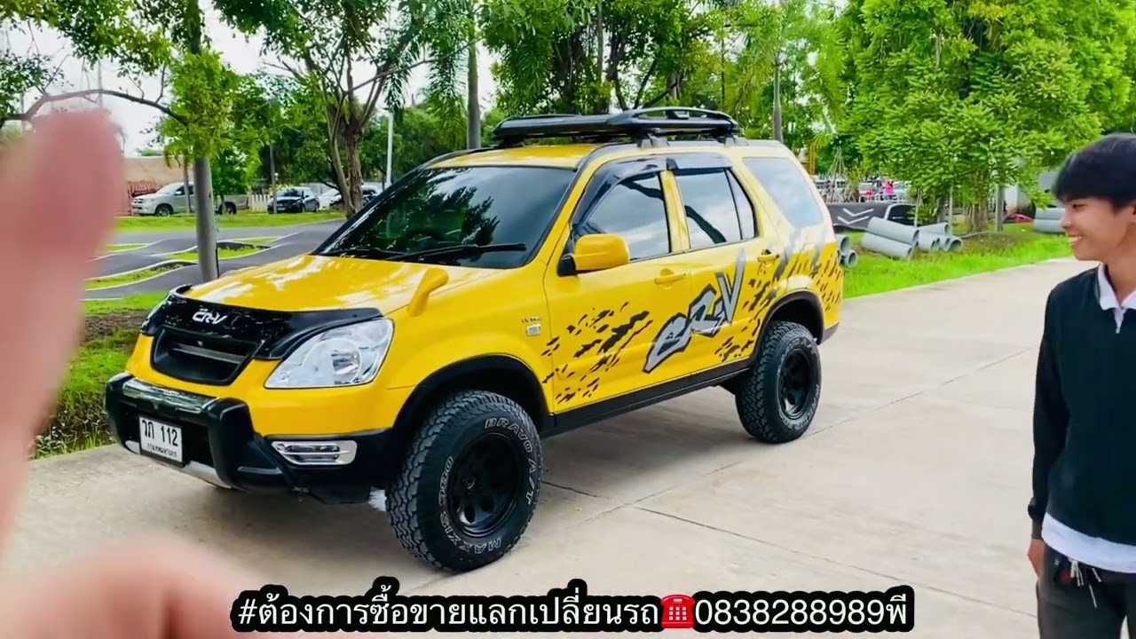 Honda Crv ออฟโร้ด แต่งเทพๆสักคัน ปี2003 Auto แค่ล้อแมกกับยางก็จะ 4หมื่นแล้วคุ้มสุดๆ