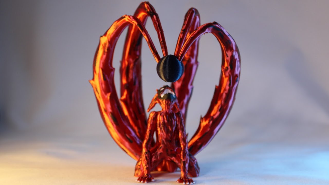 3D printing timelapse: Naruto 4 tails form