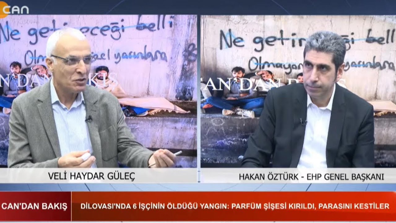 Genel Başkanımız Hakan Öztürk, Can TV'de Can'dan Bakış Programı’na konuk oldu
