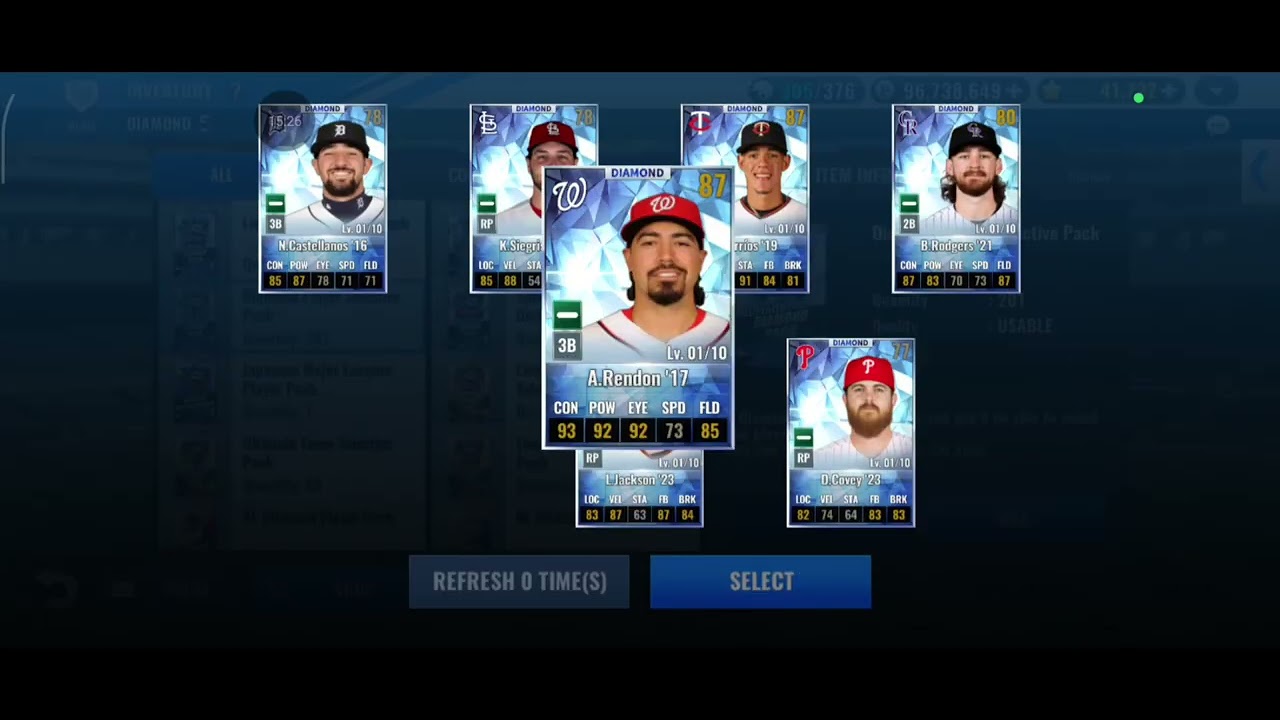 MLB 9 иннингов 25 - Открытие набора Diamond Player Selective и часть комбо -3 (команда Dodgers)