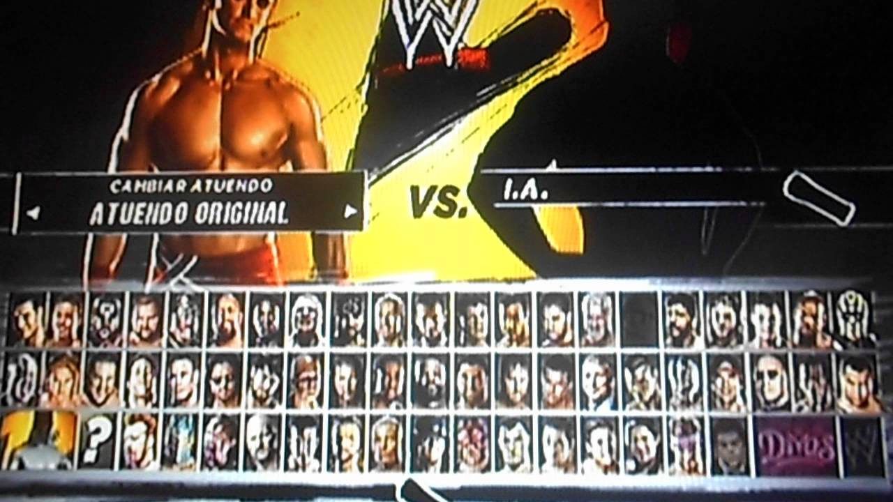 WWE 12 desbloqueado al 100% Wii