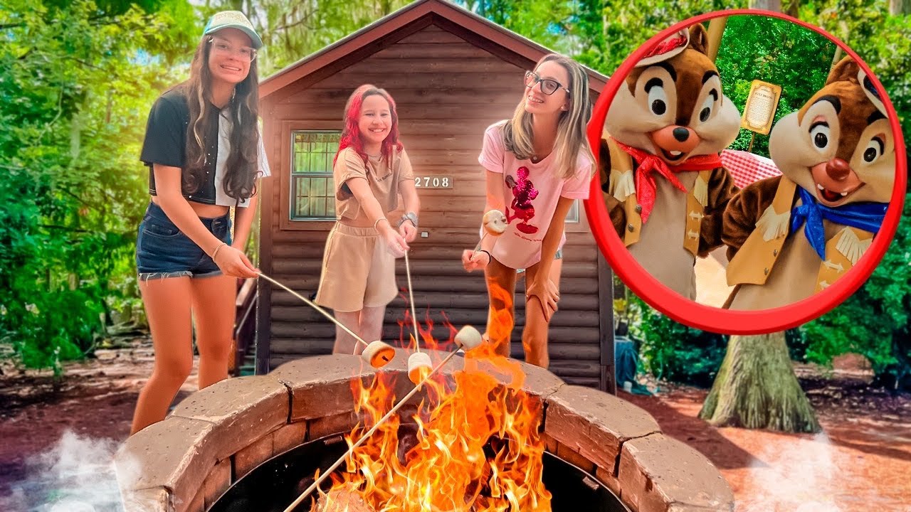 MAIS UM DIA MORANDO NA CABANA TEVE SMORES E SHOW COM TICO E TECO @Família Erlania e Valentina Pontes