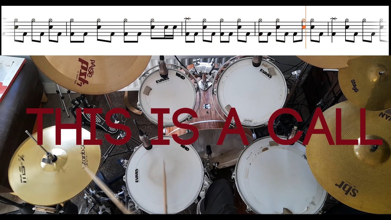 Foo Fighters - This Is A Call - Drum Cover With TABS