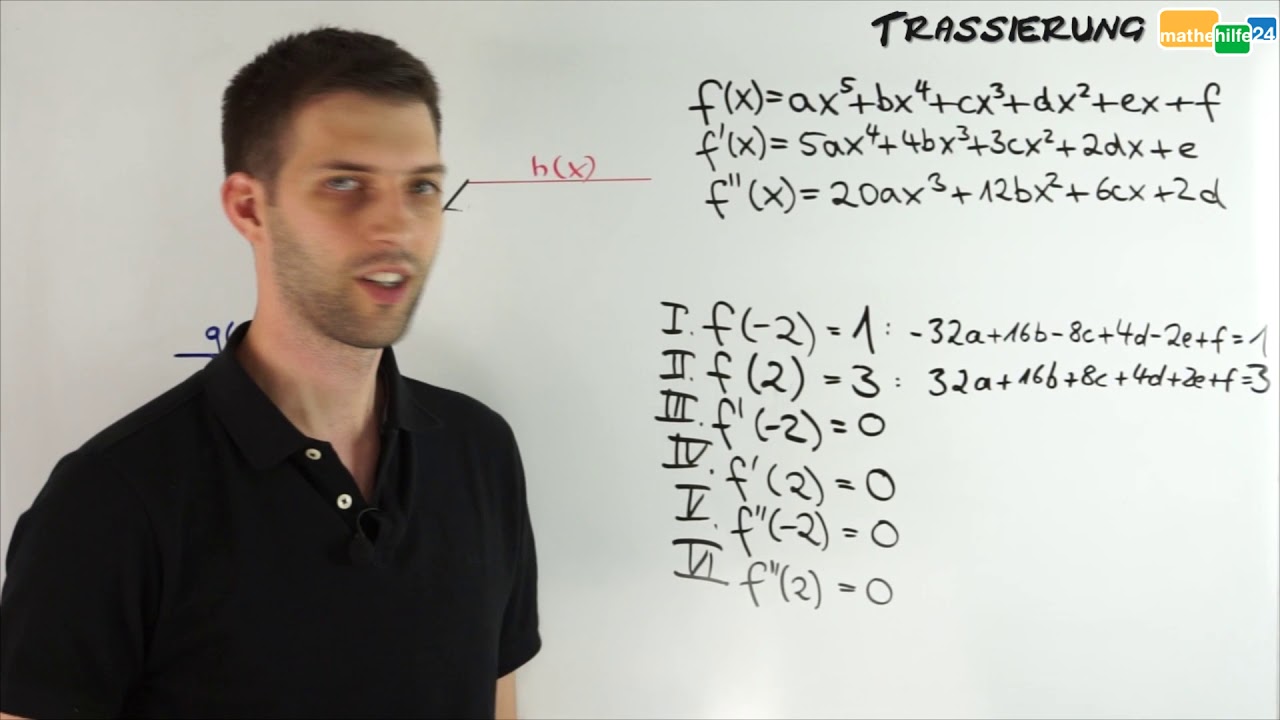 Trassierung (Beispielaufgabe) | Mathematik