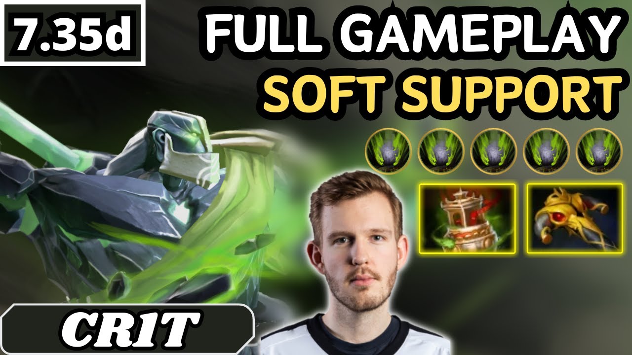 7.35d - Cr1t EARTH SPIRIT Soft Support Gameplay - Dota 2 Full Match Gameplay