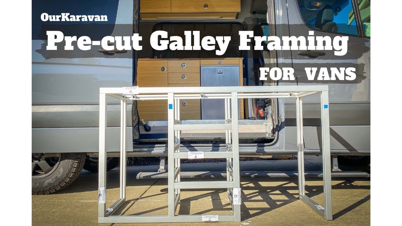 OurKaravan Ready-to-Assemble 80/20 Cabinet Framing for Vans