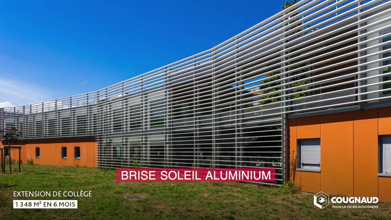 Une extension de 1 348 m² pour le collège Michelet à Vénissieux (69).