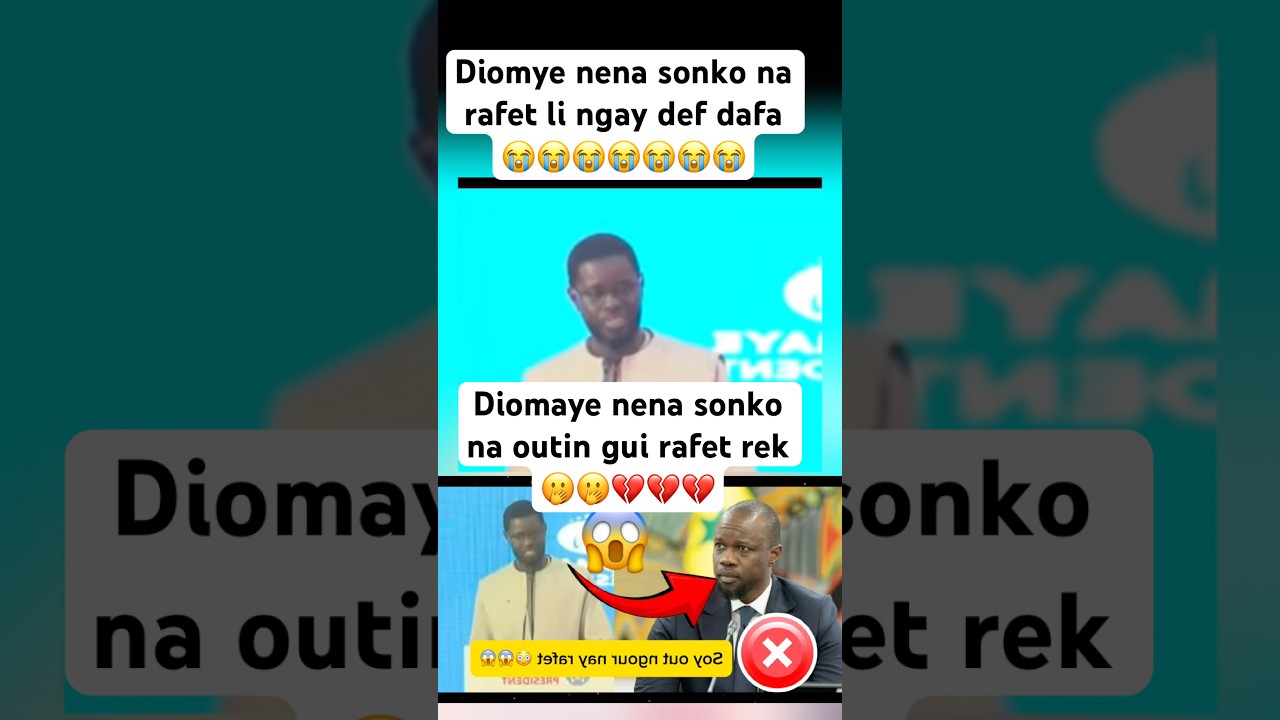 Diomaye nena sonko na outin gui rafet #adamo #kaliphonesall #kaliphonesall