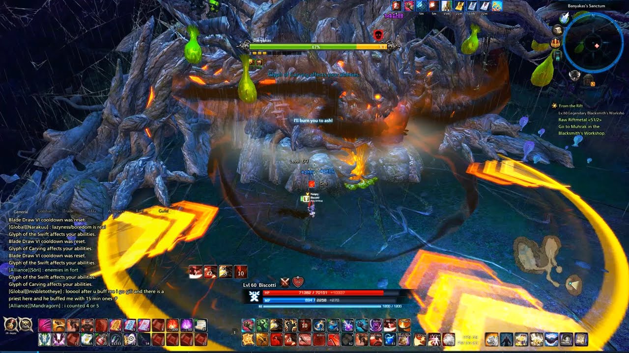 TERA: Ghilleglade Hard Mode Lvl. 60 (Warrior PoV)