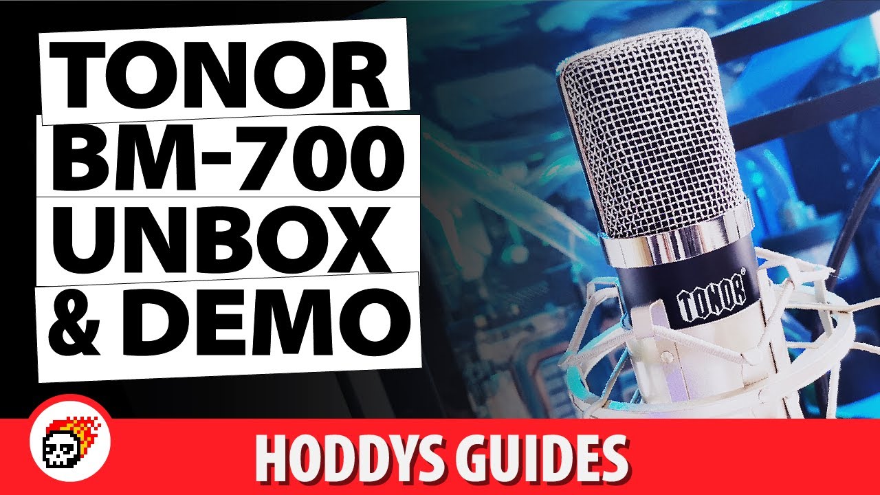TONOR BM-700 Microphone Unbox & Setup (BEST quality sound & settings!)