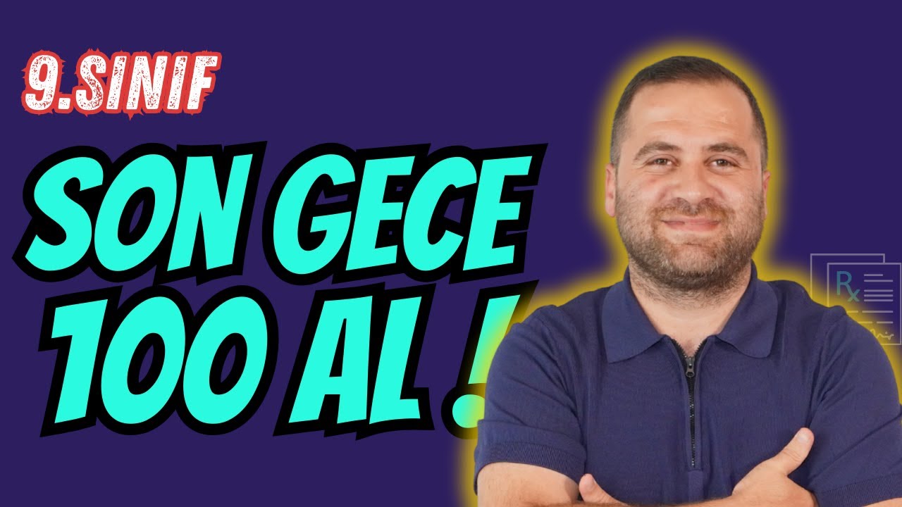 9. Sınıf EDEBİYAT 1.Dönem 2.Yazılı  -SON GECE-