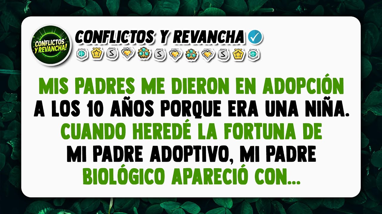 Mis padres me dieron en adopción a los 10 años porque era una niña. Cuando heredé una fortuna…