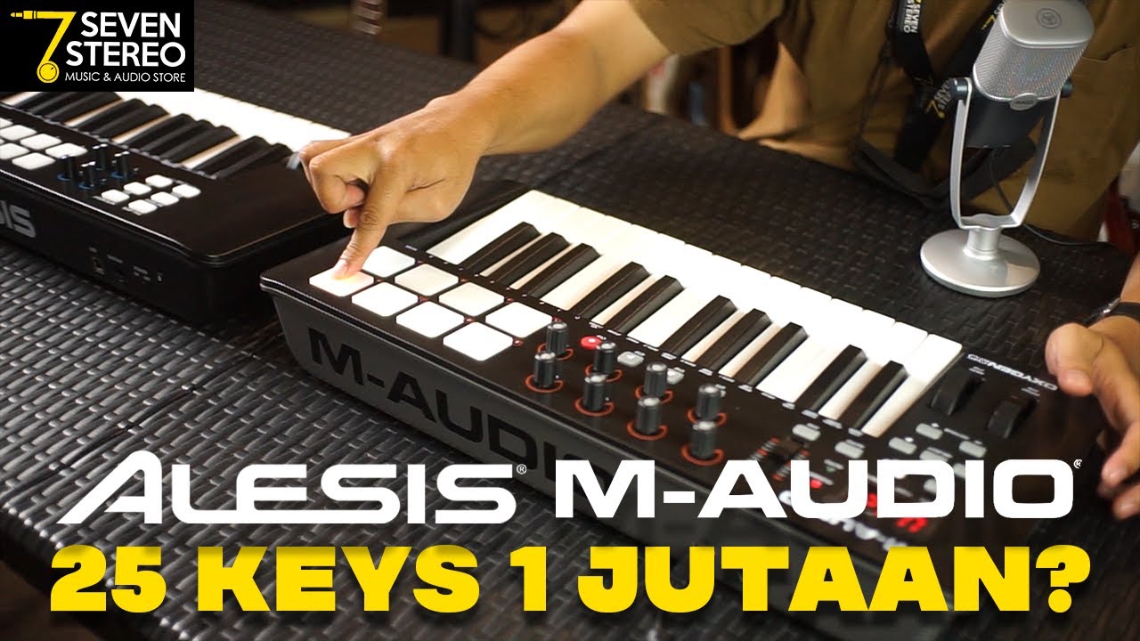 PERANG DINGIN M-AUDIO DAN ALESIS | COMPARE M-AUDIO OXYGEN 25 & ALESIS V25 MKII