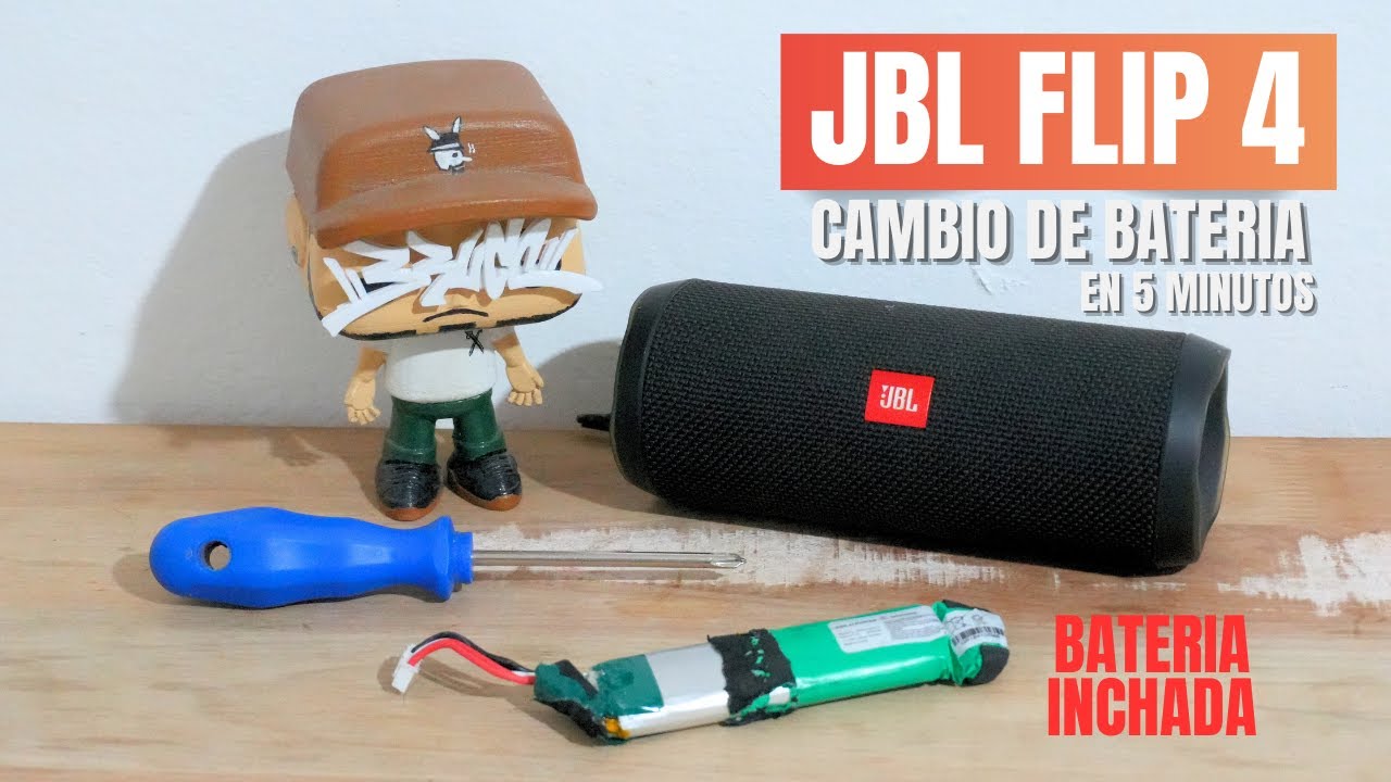 CAMBIAR BATERIA JBL FLIP 4 (En 5 Minutos)