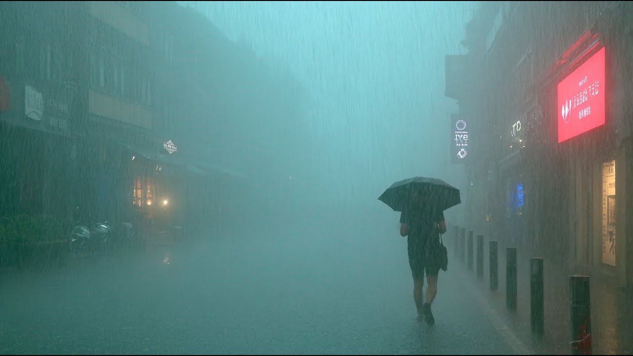 Rain. Walk. Wait for Sleep. Relaxing Sound for Sleep Meditation. White Noise.