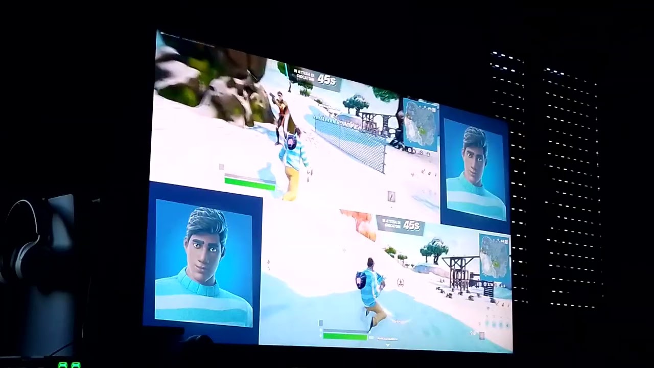 Fortnite con mio fratello !