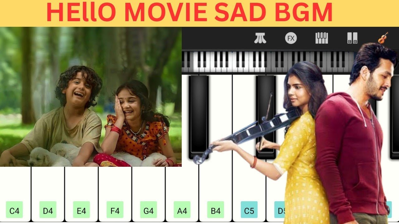 Hello movie sad bgm perfect paino | Akhil hello movie sad bgm| hello sad bgm | Feel tunes telugu|