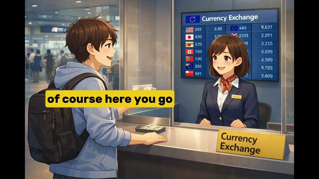 Money Exchange English Conversation | Banking English for Beginners