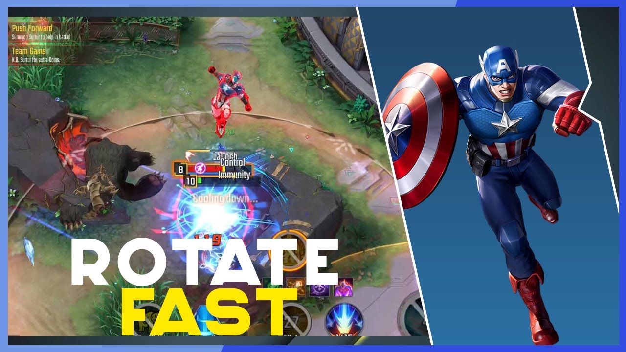 Win Easily With Captain America | Marvel Super War