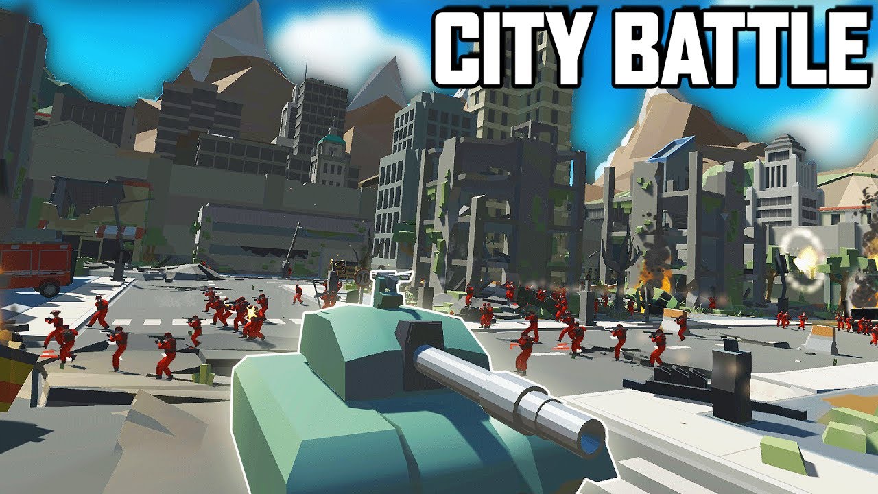HUGE CITY BATTLE!  Best NEW Map in Ravenfield! (Ravenfield Gameplay New Custom Map)
