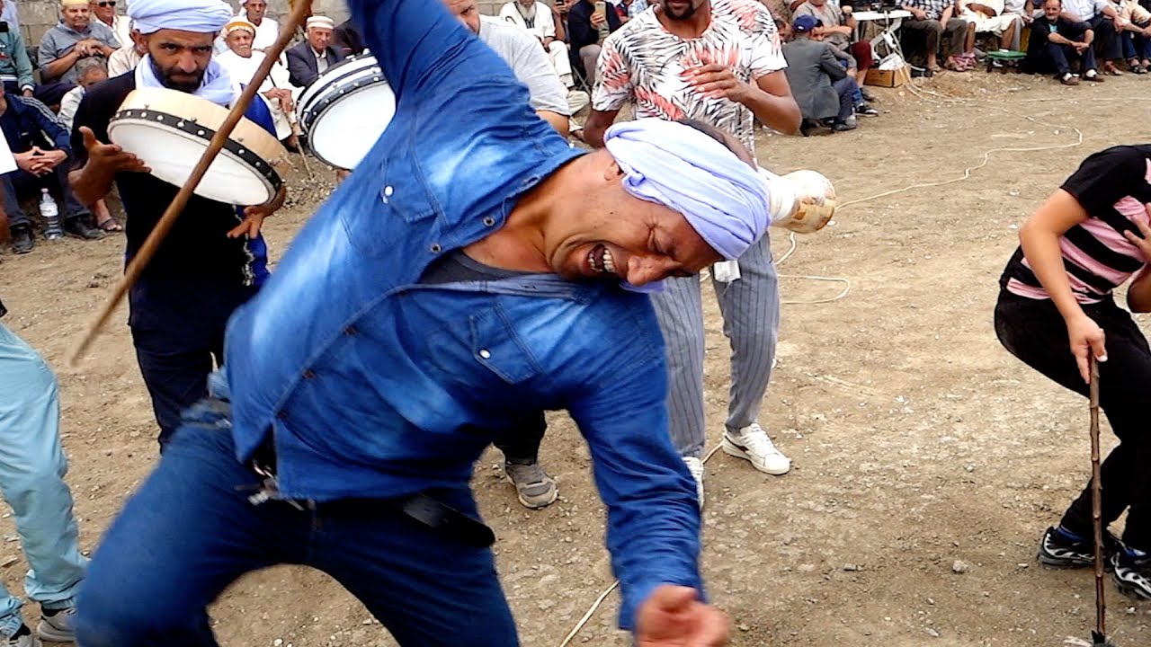 Danse Alaoui 250 رقص العلاوي , Reggada avec El hmiani@Chants-et-danses-traditionnels