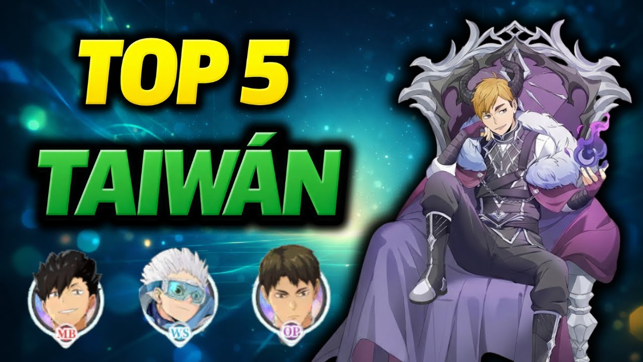 Top 5 equipos de Taiwán que debes armar YA | Haikyuu Fly High