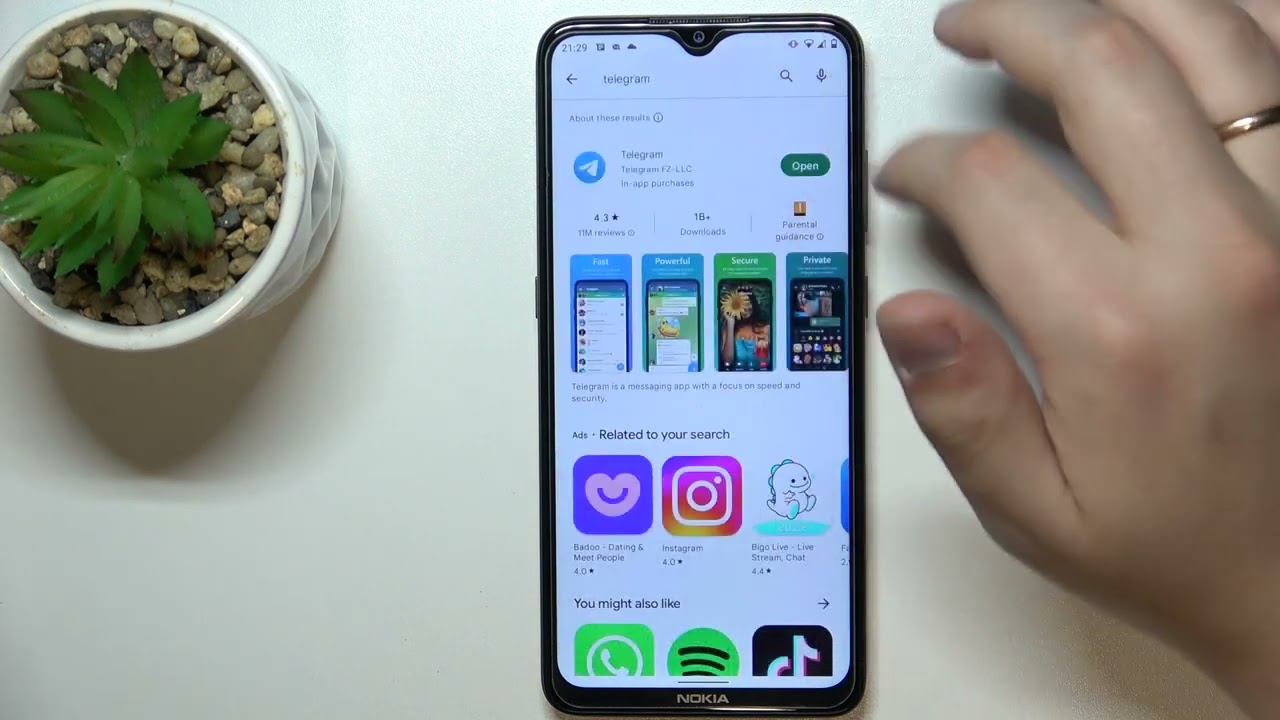 Как обновить Telegram на устройстве Android