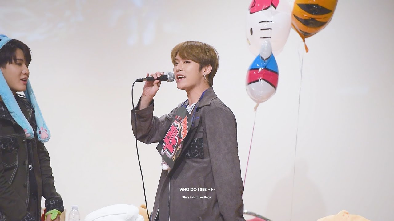 190411 스트레이 키즈 Stray Kids 일산 팬사인회 / 'Boxer' (리노 LeeKnow focus)