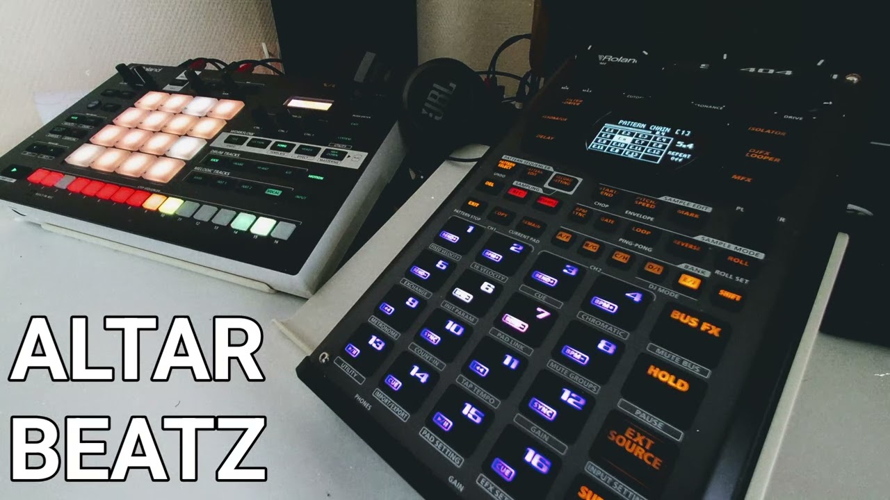 Roland SP-404 MKII (song) & Verselab MV-1 as Mastering unit