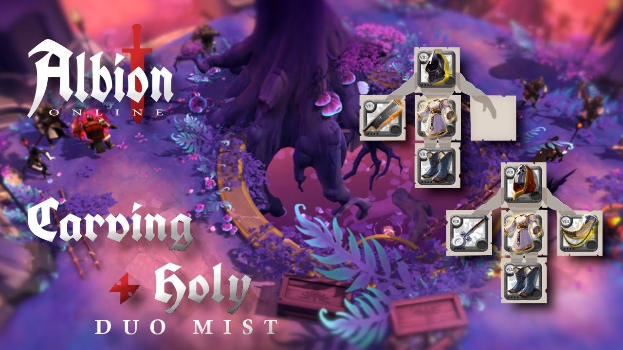Carving Sword And 1H Holy Duo Greater Mists | Albion Online PvP #03