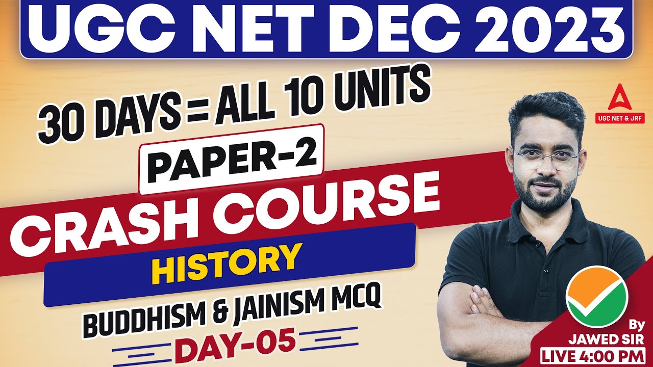 UGC NET History Buddhism & Jainism Class #5 | UGC NET History By Jawed Sir
