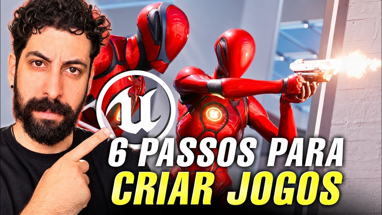 Como aprender Unreal Engine 5 em 2026 para criar jogos
