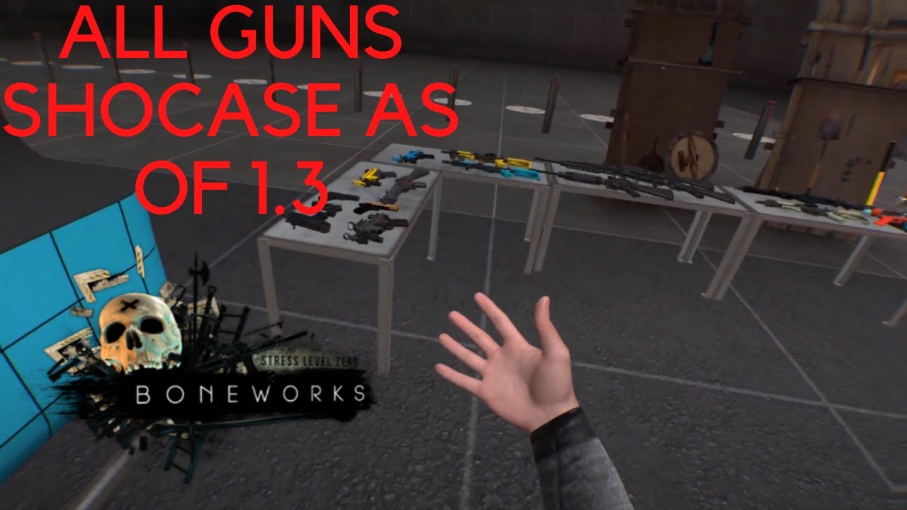 Boneworks all guns showcase + more! [as of 2-15-20]
