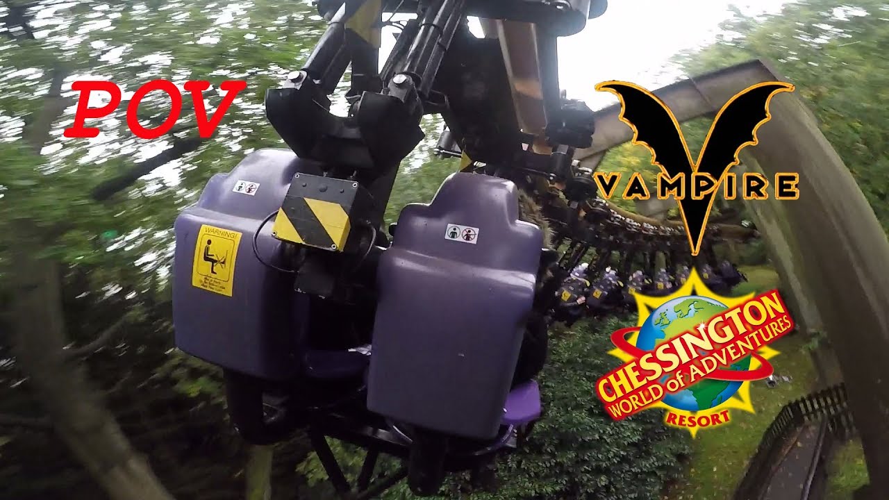 Vampire Ride Back Row POV : Chessington World Of Adventures 2019 4k