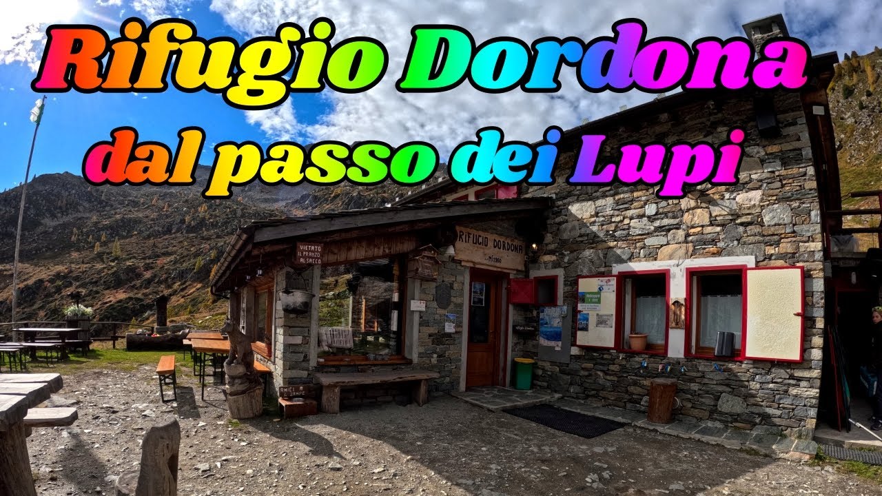 Rifugio Dordona dal passo dei Lupi , Trekking Valtellina , val Tartano,Italia