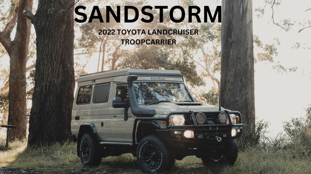 TROOPY WALKTHROUGH - Sandstorm - 652Ah Lithium in a Troopy!