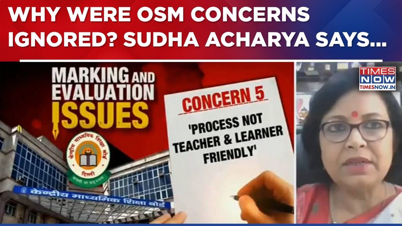 CBSE OSM Row: Why Were OSM Concerns Ignored? Sudha Acharya, Who Was Part Of Testing Team, Says...