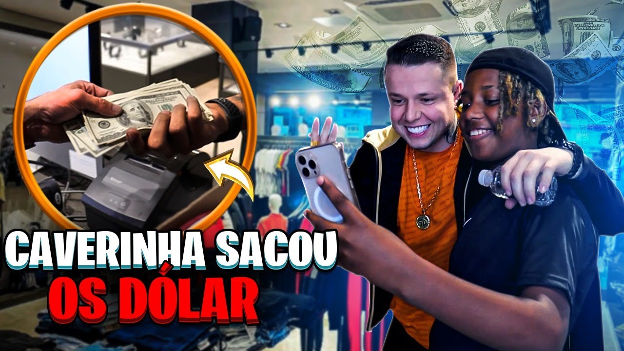 MC Caverinha colou atrás dos Jordan!