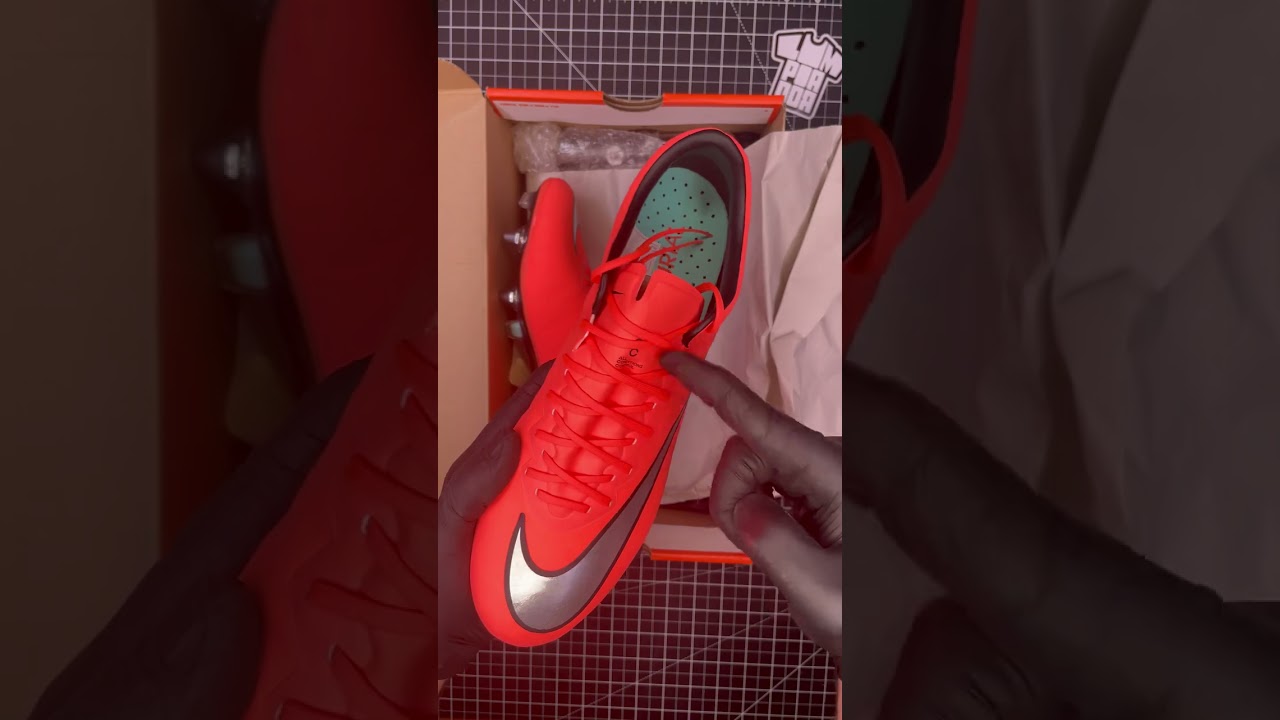 🧡 Nike Mercurial Vapor X ASMR!! #footballboots #soccercleats #asmr #unboxing #nikefootball