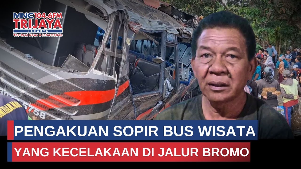 Inilah detik-detik kecelakaan diceritakan sopir bus wisata di jalur Bromo
