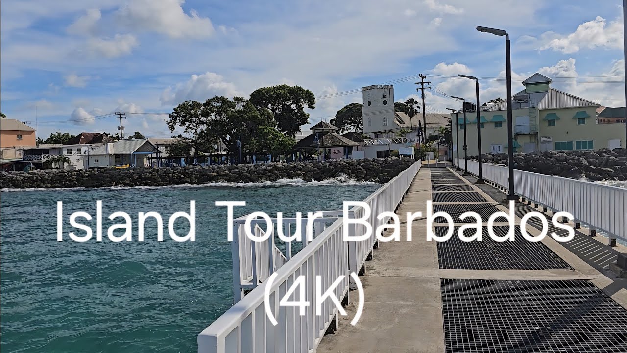 Driving & Walking in Barbados - National Botanical Gardens, Holetown & Speightstown (4K)