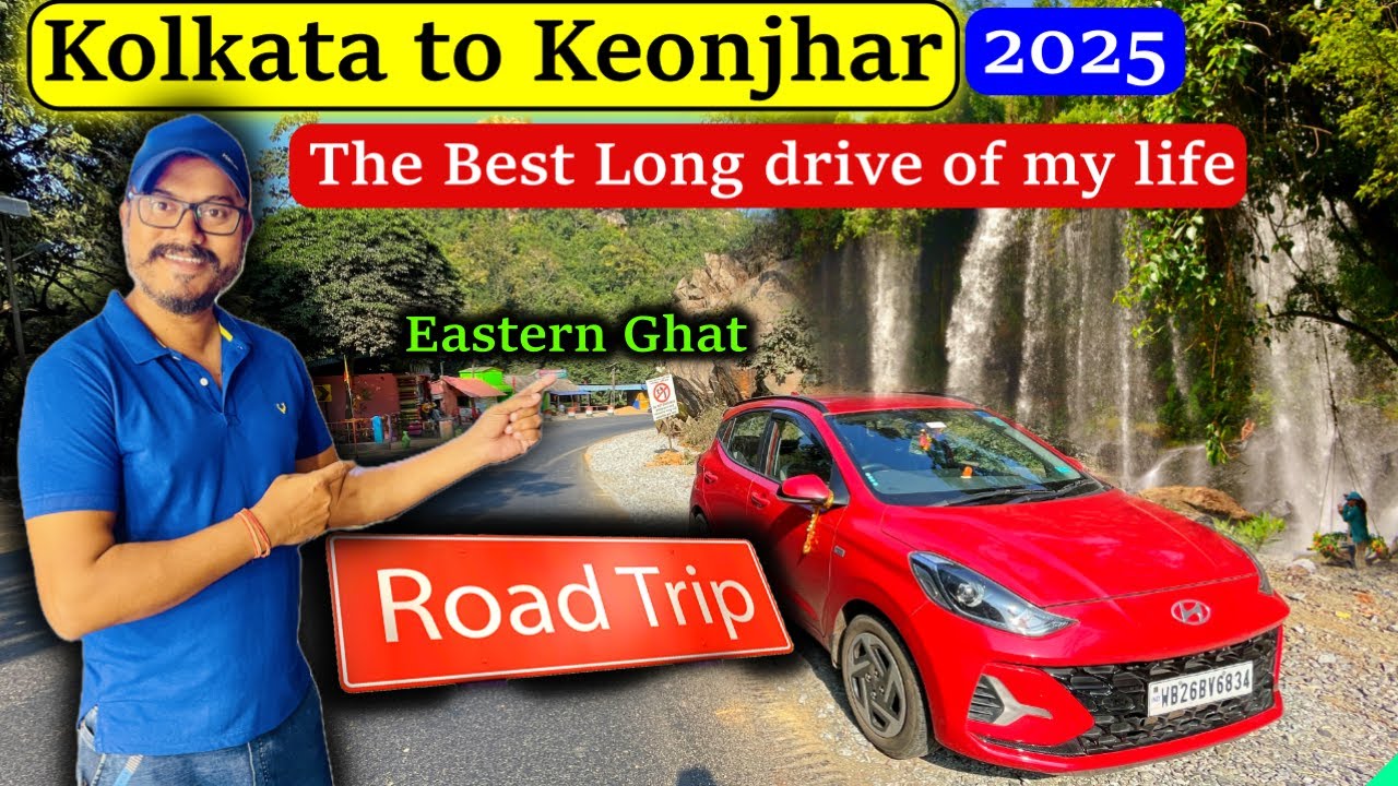 Kolkata to Keonjhar by Car | Eastern Ghat Road Trip | Keonjhar Tour | Petuk Bhoboghure