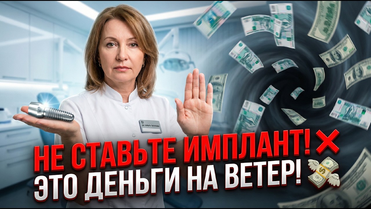 Вся правда об ИМПЛАНТАЦИИ зубов: 7 причин отторжения. Как спасти кость и свои деньги?