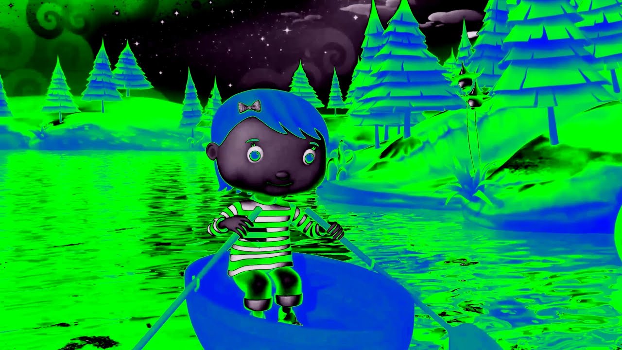 Греби, греби на лодке, и тебя преследует крокодил! (Спонсор: Gamavision Csupo Effects)
