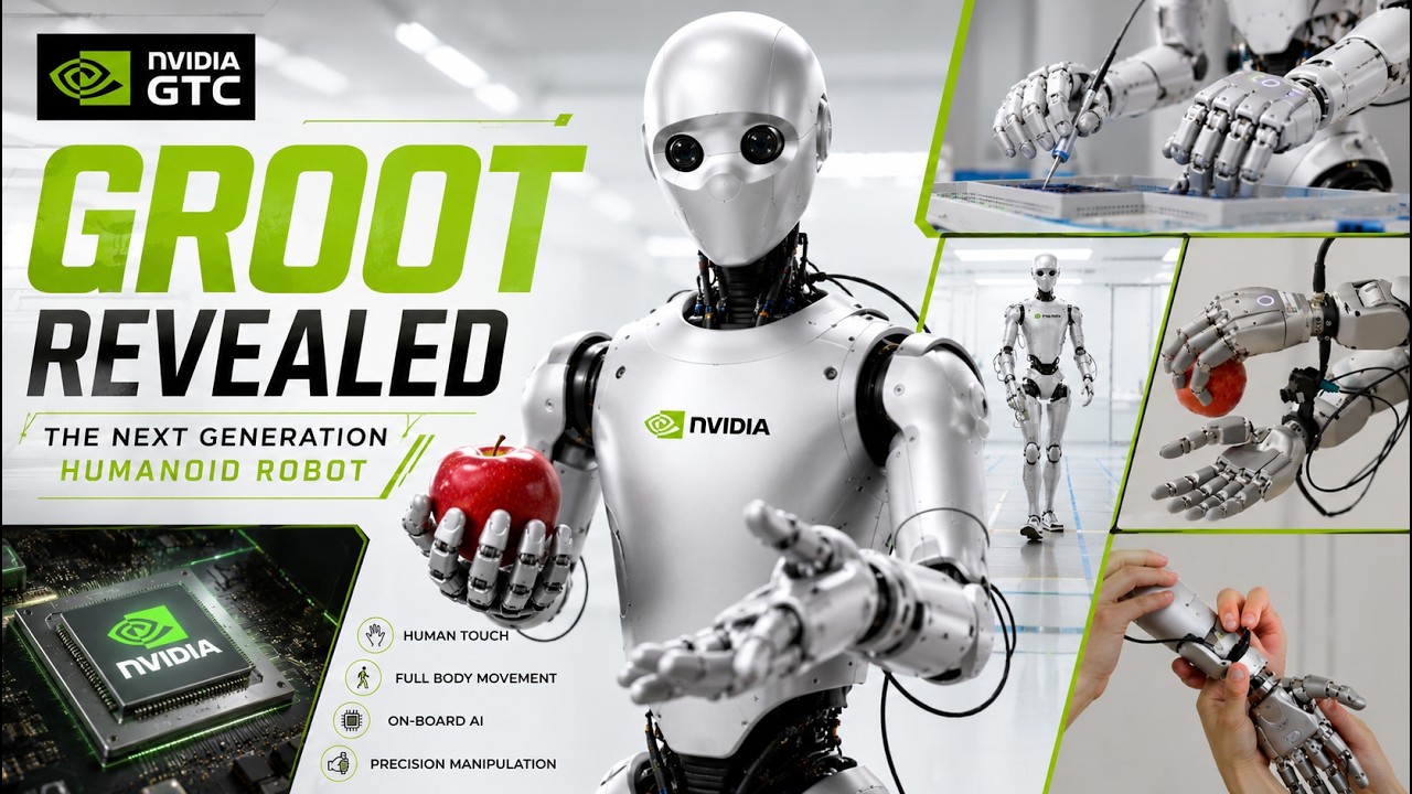 Анонс NVIDIA GR00T &mdash; человекоподобный робот нового поколения