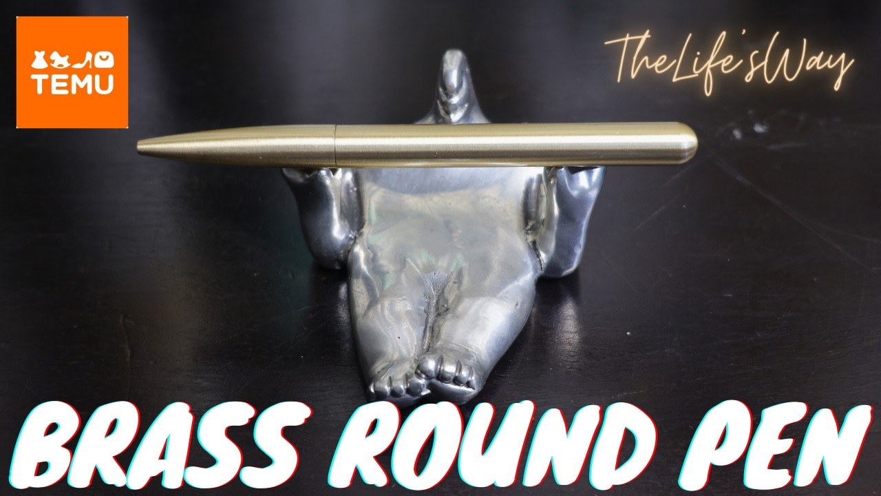 Brass Round Ball Pen from Temu