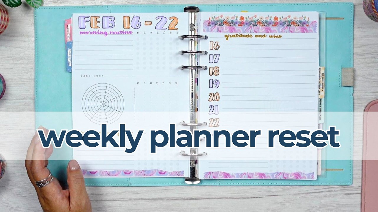 🔴 Bringing Back My Well-Being Planner | Live Plan With Me