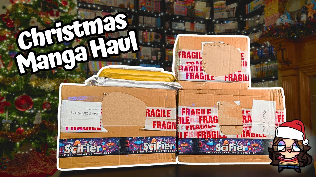 🎄 Christmas Manga Haul🎄 // SciFier Unboxing // NEW & USED \^o^/