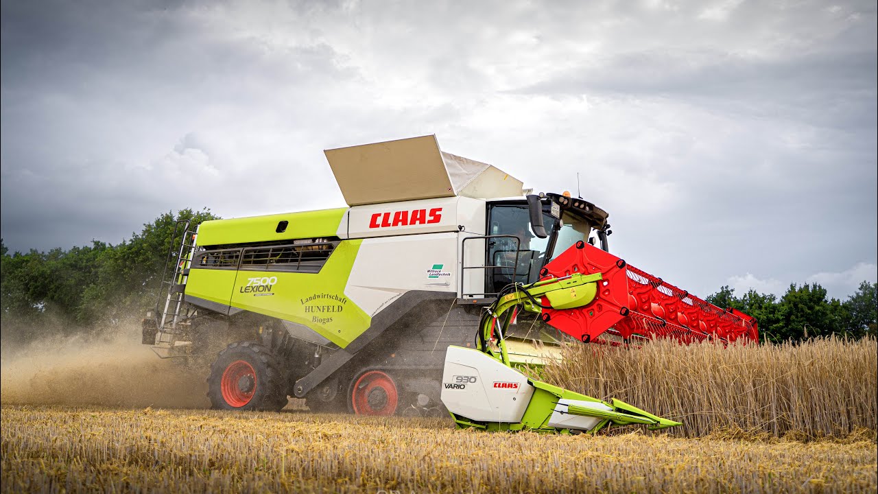 Roggenernte 2025 Claas Lexion 7500 Fendt 930 HAWE ÜLW