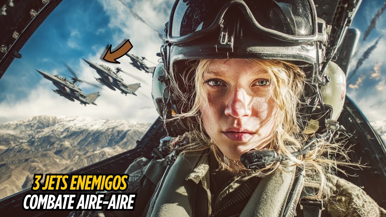 “Cazas enemigos atacaron su Apache… y ella derribó a los tres en combate aéreo”